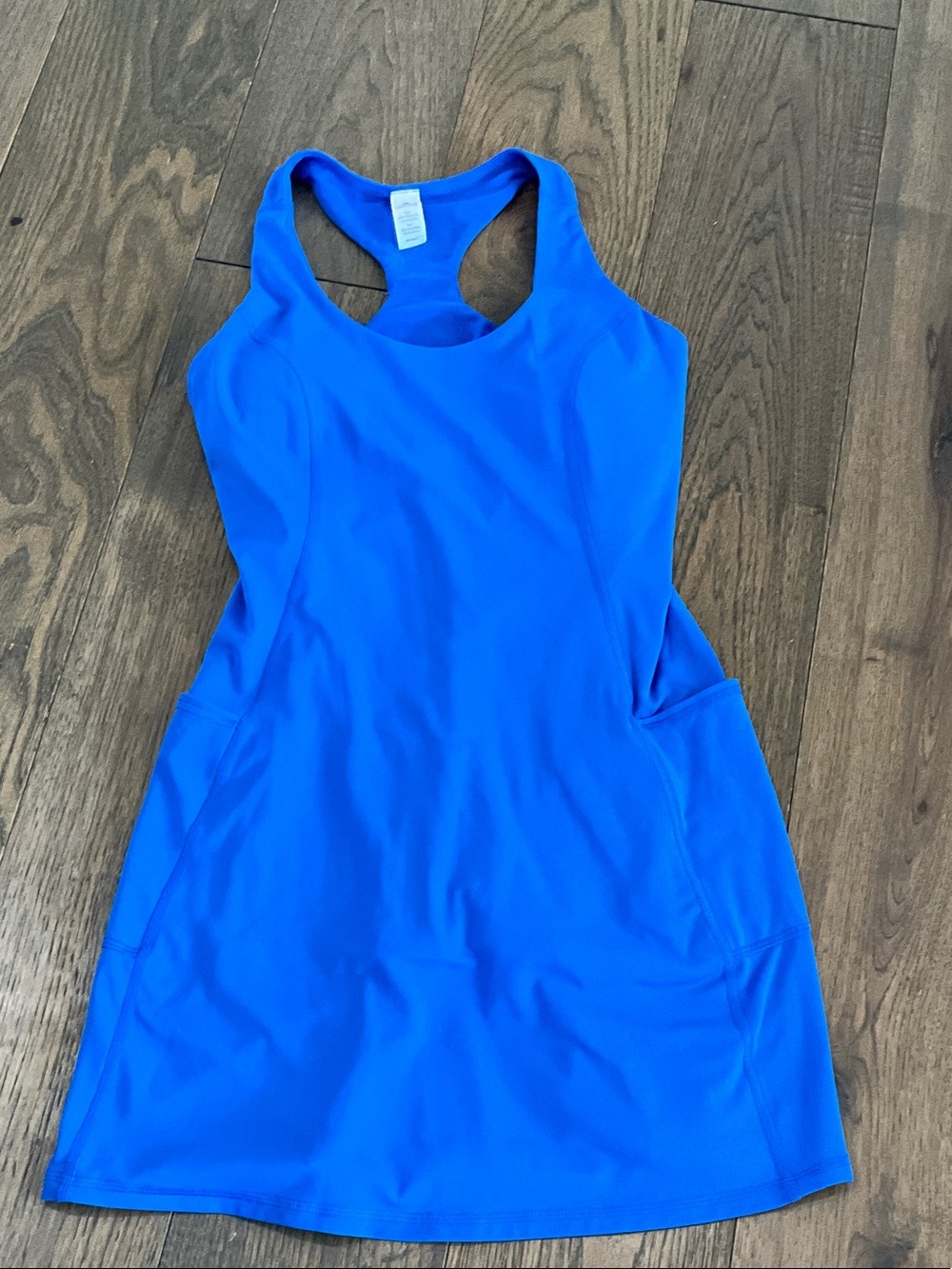 90 Degree By Reflex Bright Royal Blue Racerback Dress